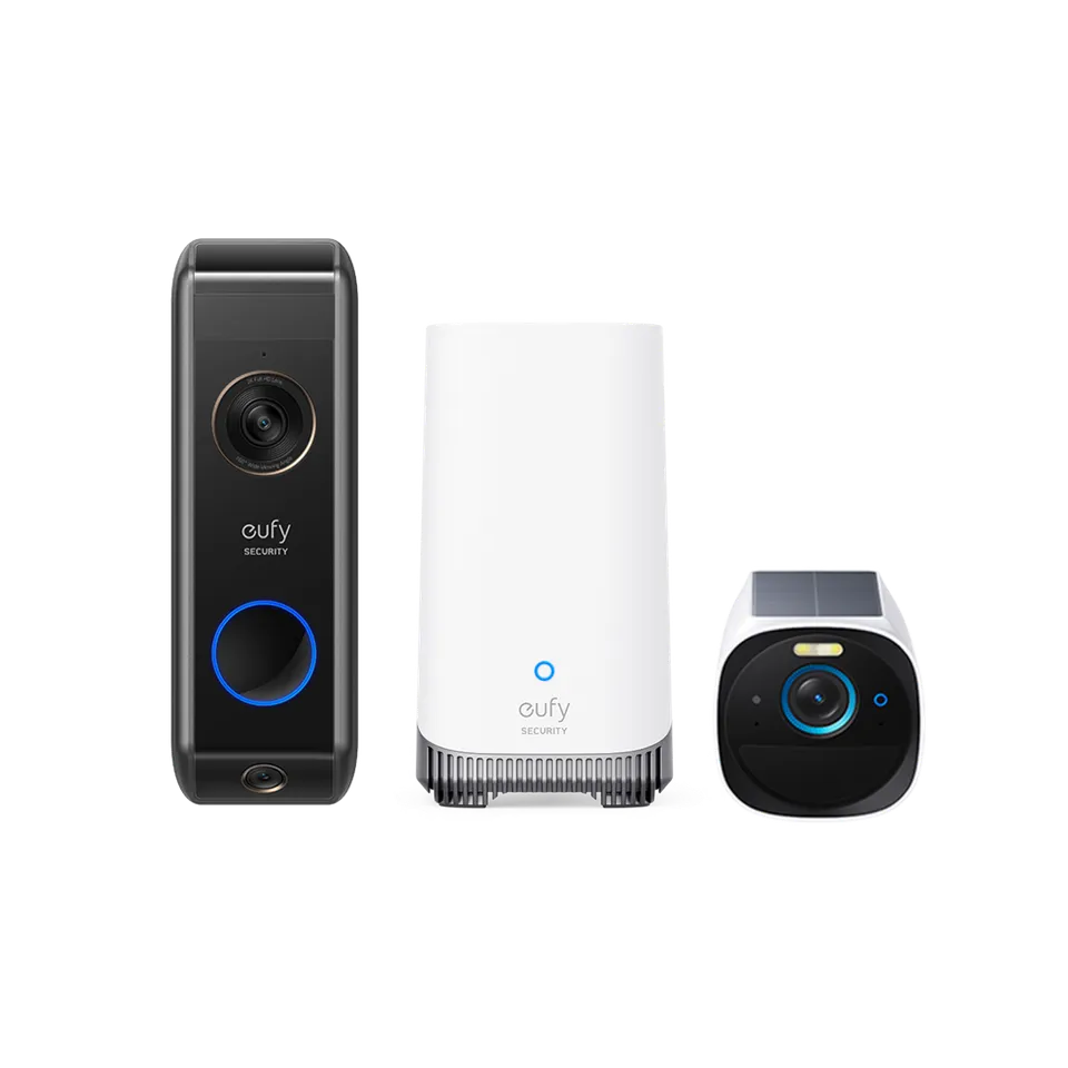 eufy-eufycam-s330-video-doorbell-s330-homebase-3-pack-s-curit image 1