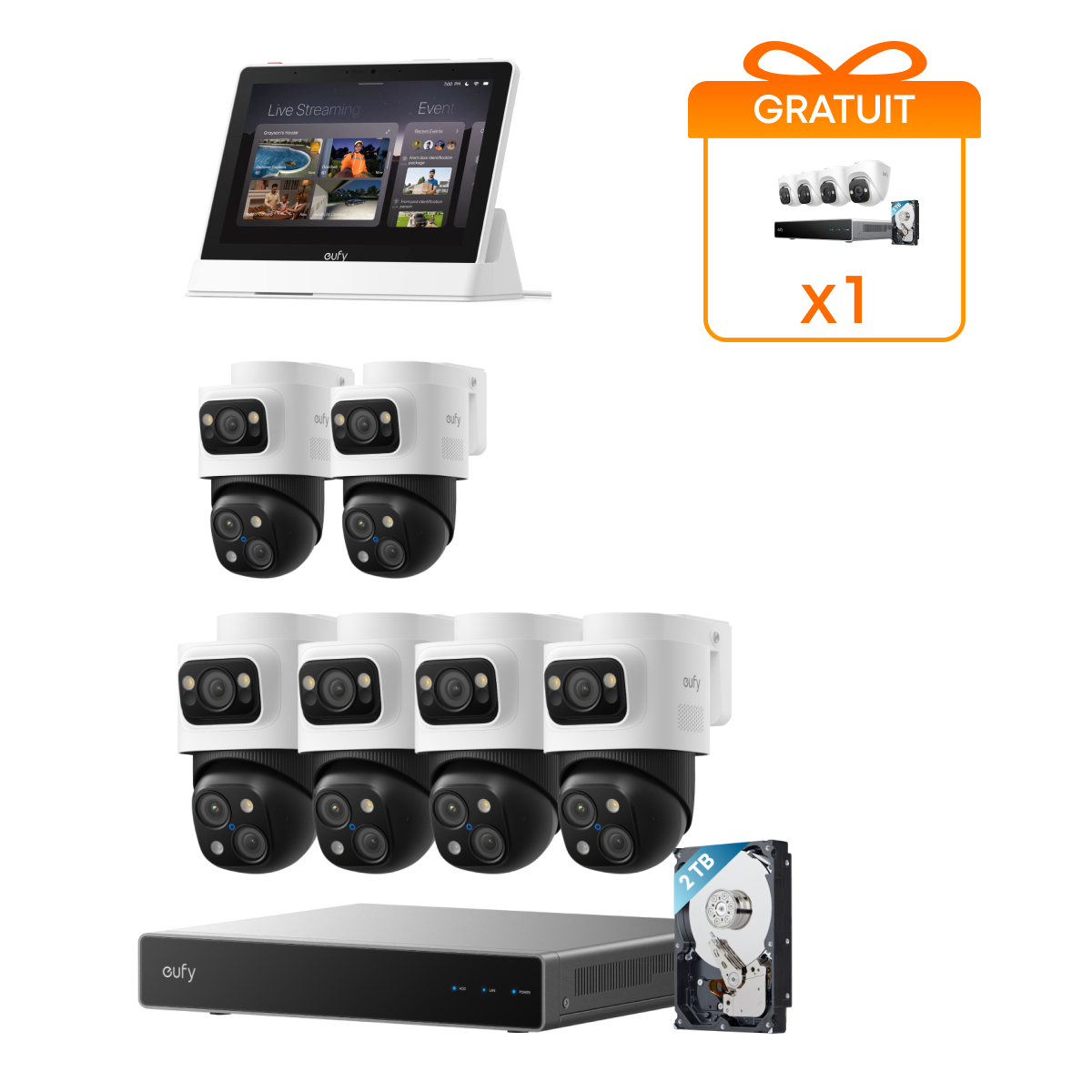 eufy-syst-me-de-s-curit-nvr-poe-s4-max-smart-display image 3