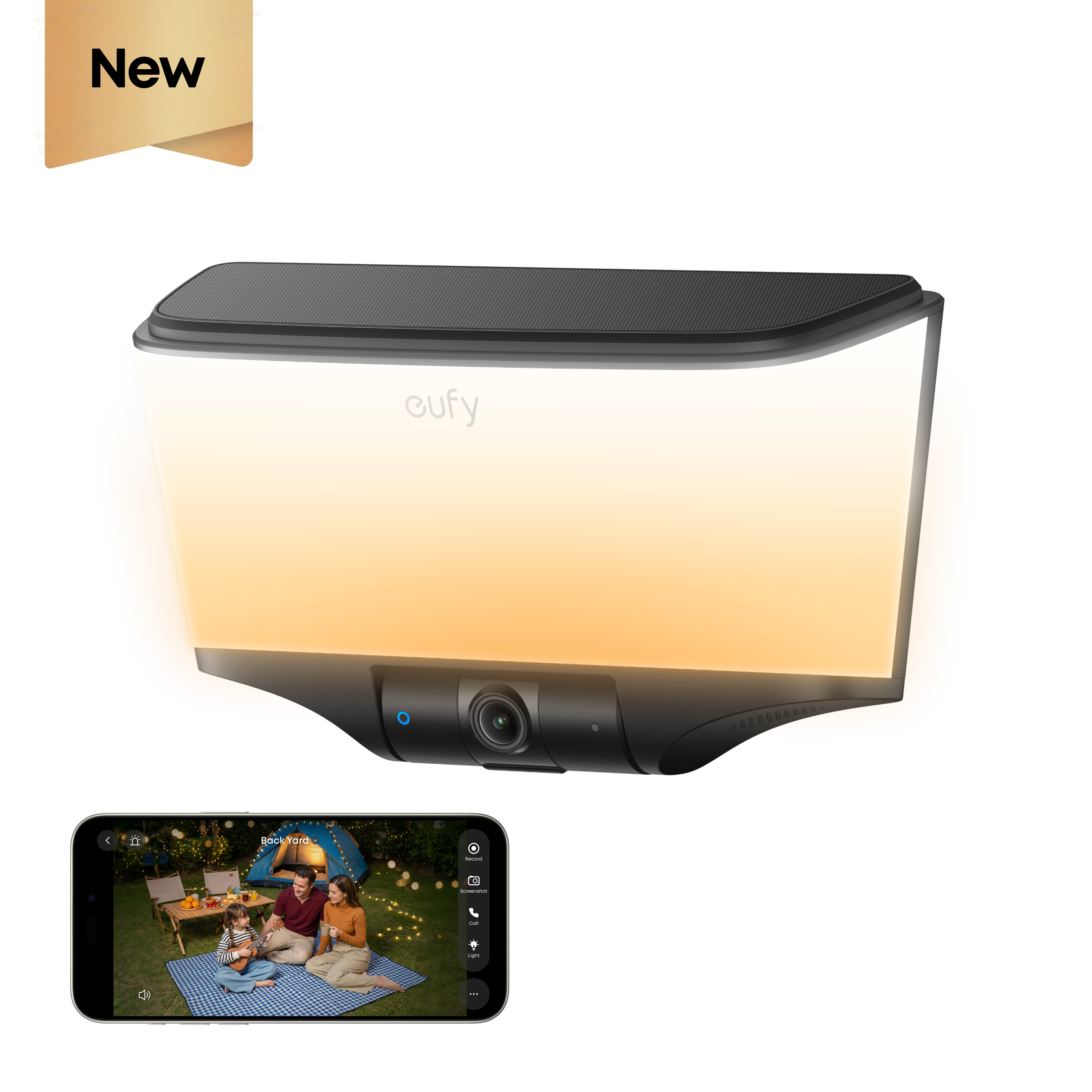 eufy-wall-light-cam-s4-cam-ra-applique-murale-4k-radar-60-ghz image 1