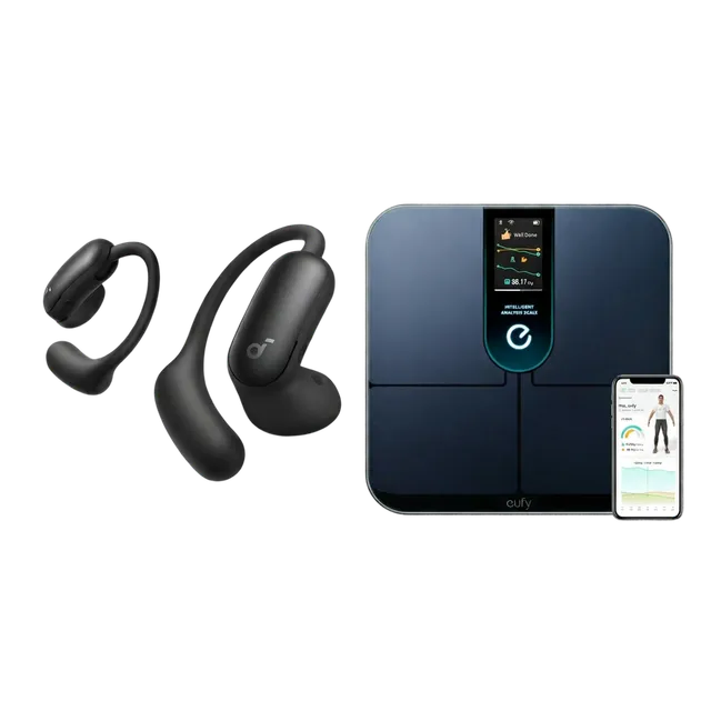 eufy-smart-scale-p3-soundcore-aerofit-2-pro-balance-connect-e-et-couteurs image 1