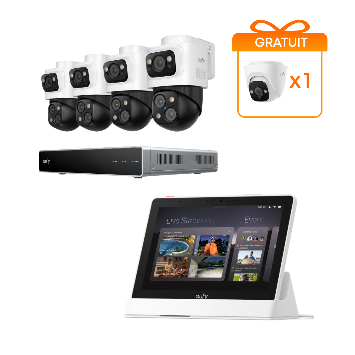 eufy-syst-me-de-s-curit-nvr-poe-s4-max-smart-display image 1