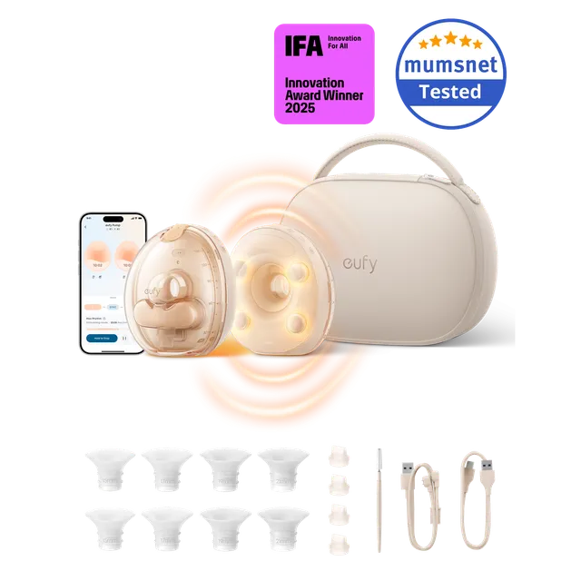 eufy-s2-pro-tire-lait-lectrique-chauffant-avec-bo-tier-de-charge image 1