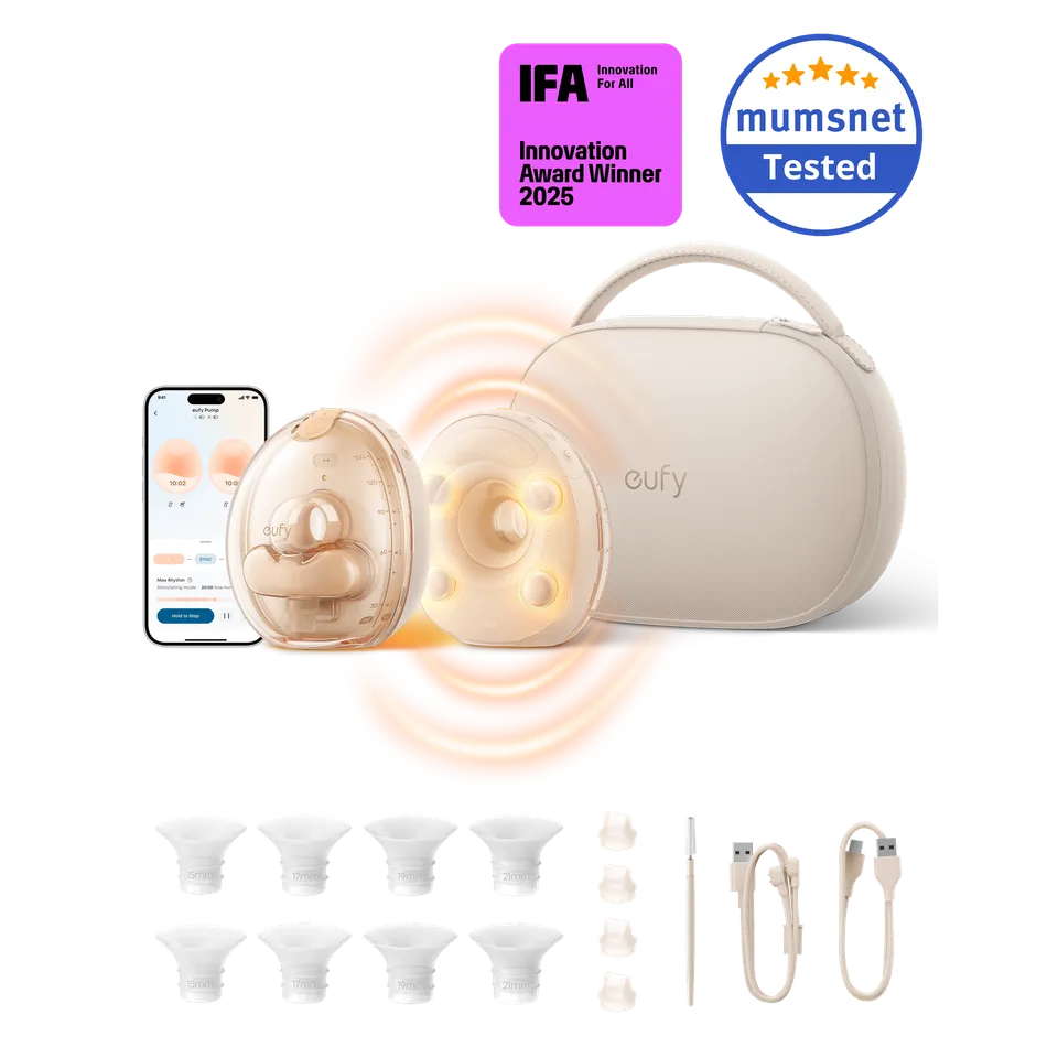 eufy-s2-pro-tire-lait-lectrique-chauffant-avec-bo-tier-de-charge image 1