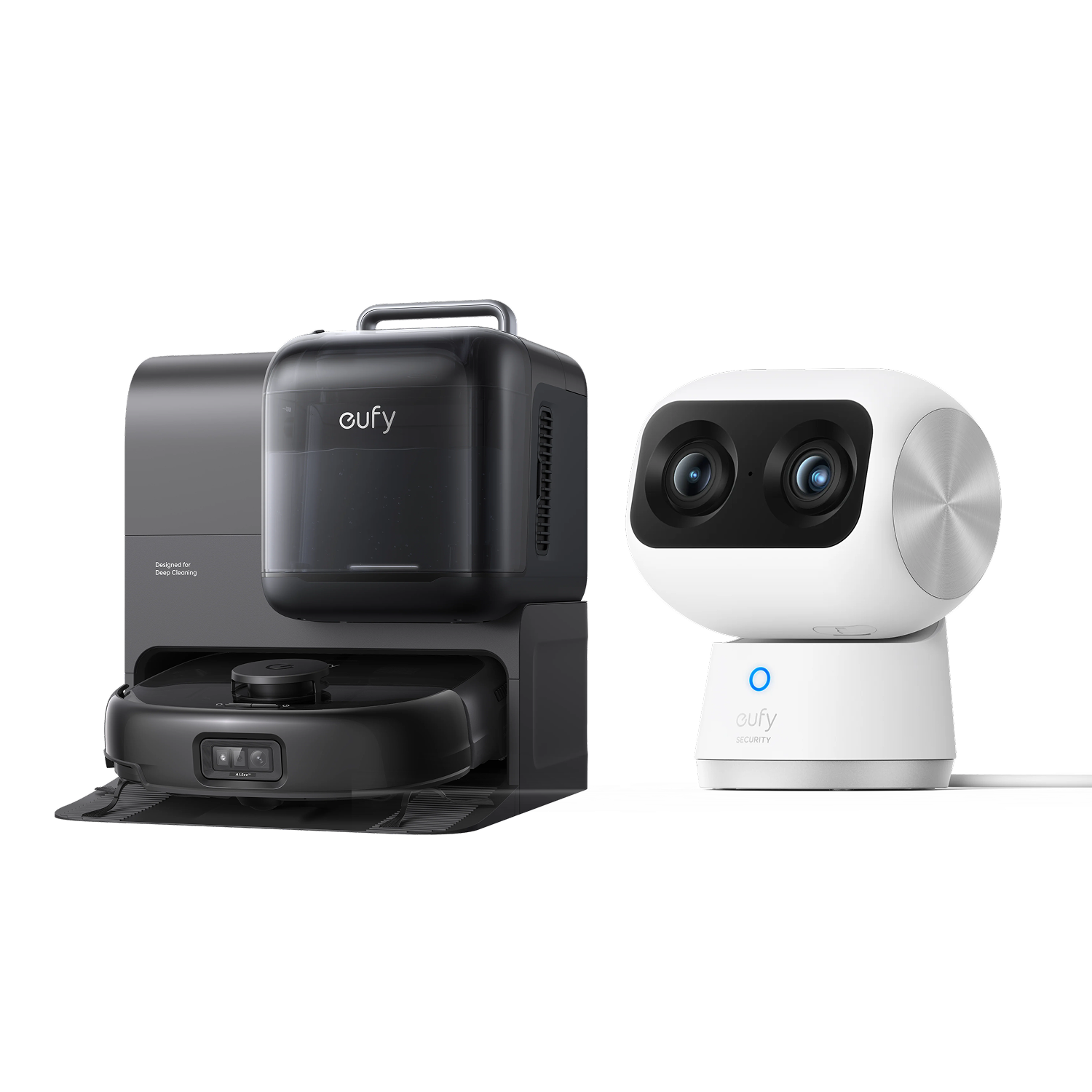 eufy-robot-vacuum-omni-e28-avec-cam-ra-int-rieure-s350 image 1