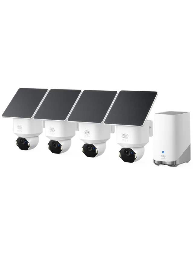 eufy-solocam-e42-homebase-s380-kit-4-cam-ras-4k-ptz image 1
