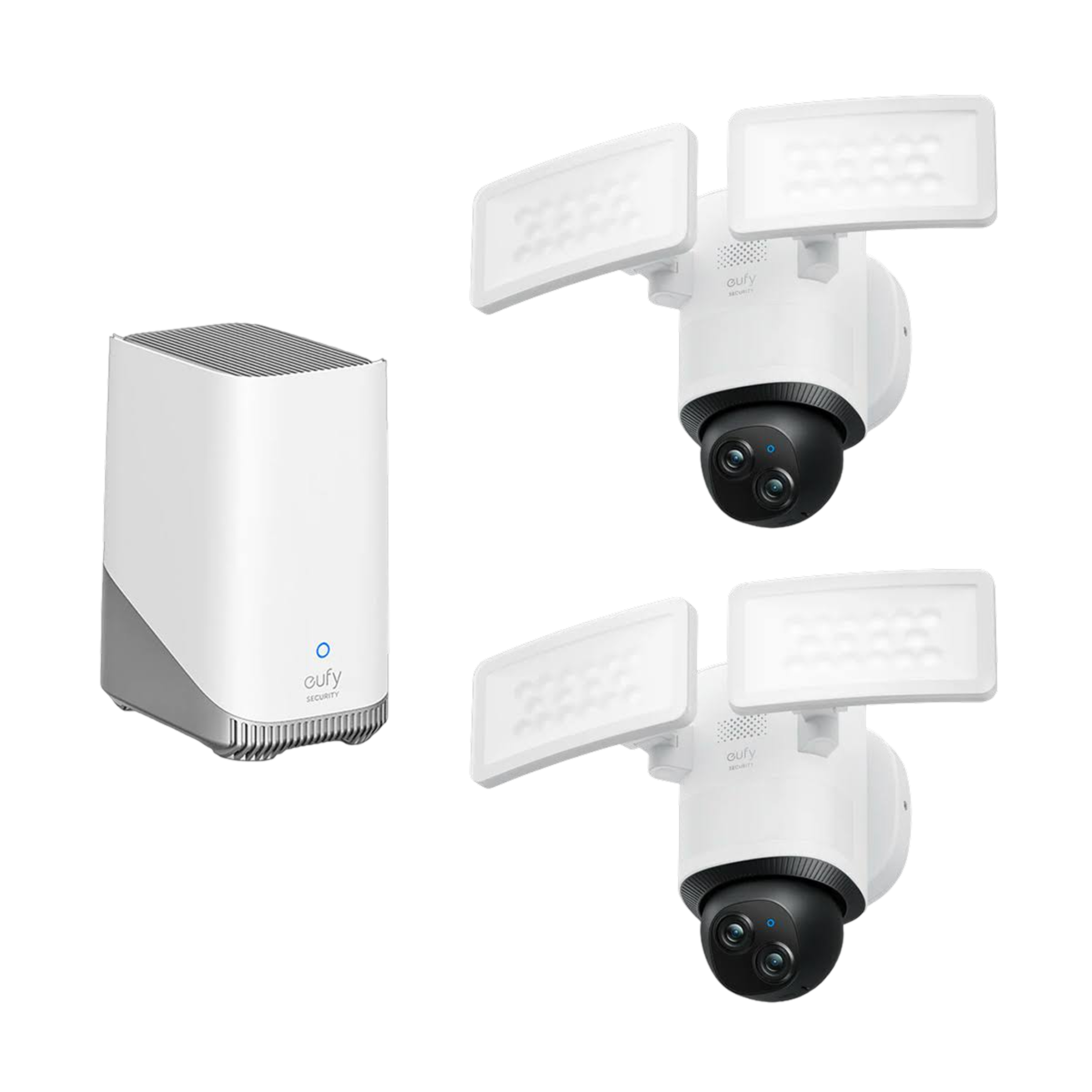 eufy-floodlight-camera-e340-lot-de-2-homebase-s380-projecteur-cam-ra-360 image 1