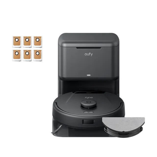 eufy-l60-hybrid-aspirateur-robot-station-vidage-auto-6-sacs image 1