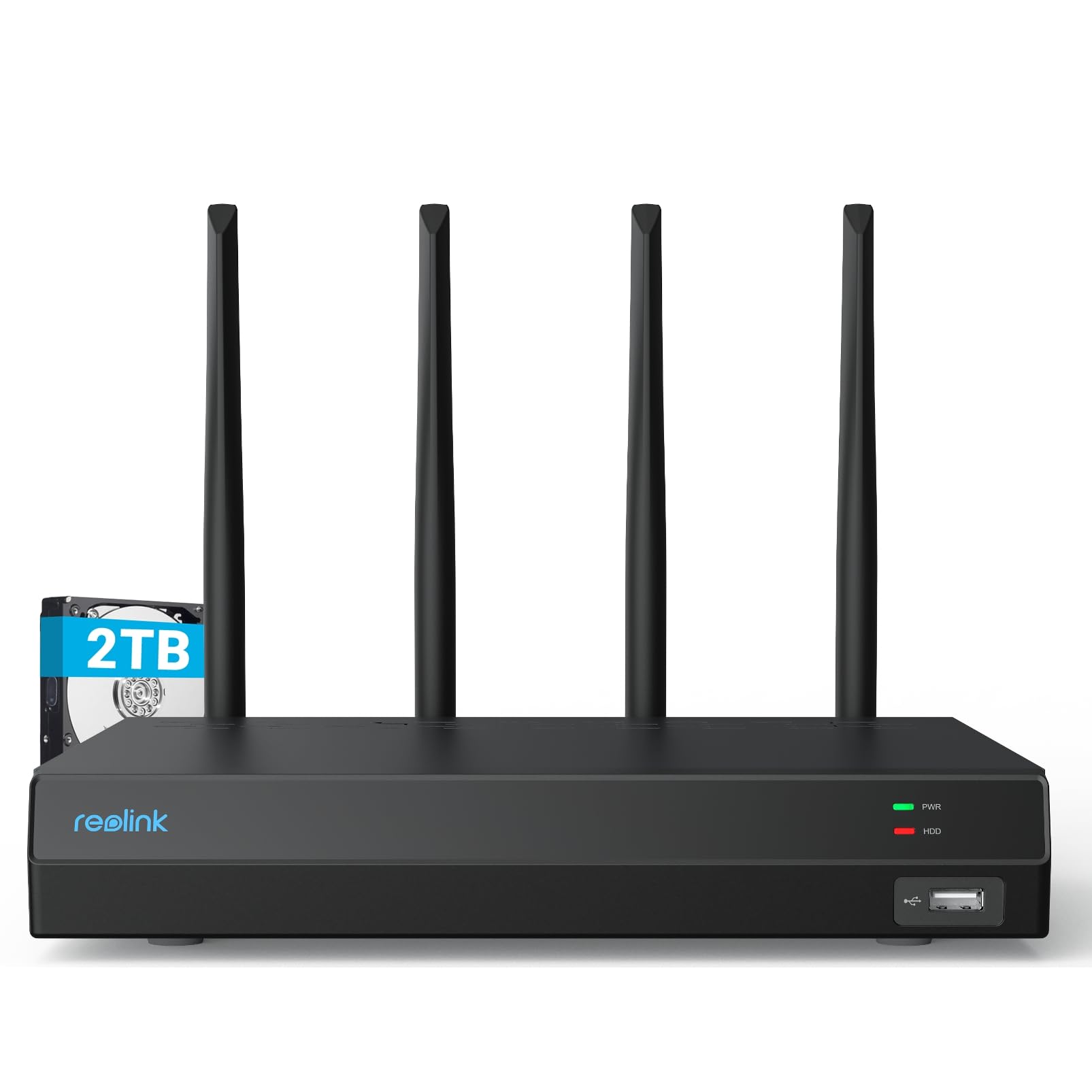reolink-rln12w-nvr-wifi-6-4k-12-canaux-hdd-2-to-inclus-extensible-8-to image 1
