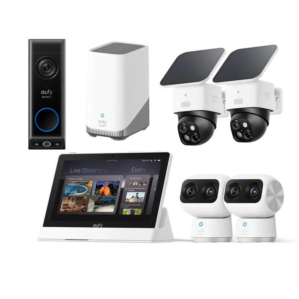 eufy-pack-premium-maison-solocam-s340-cam-ra-3k-ptz-solaire-avec-double-cam-ra-e image 1