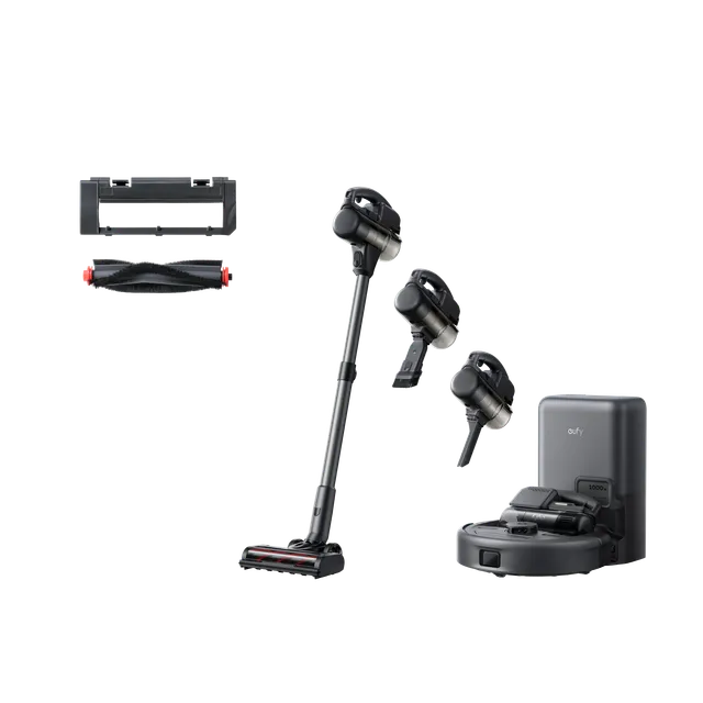 eufy-flexione-e20-3-en-1-robot-et-aspirateur-balai-30000-pa-brosse image 1