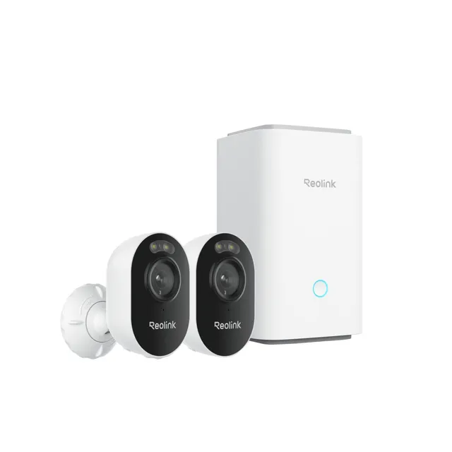 reolink-lumus-2k-4mp-kit-cam-ra-surveillance-wifi-ext-rieure-home-hub-2-lumus image 1