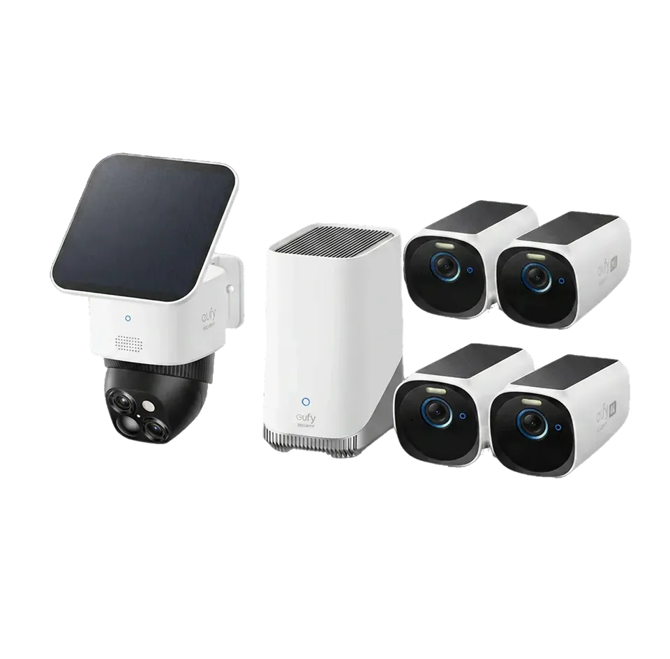 eufy-eufycam-3-s330-kit-de-s-curit-avanc-cam-ra-sans-fil-4k-avec-panneau-solaire image 1