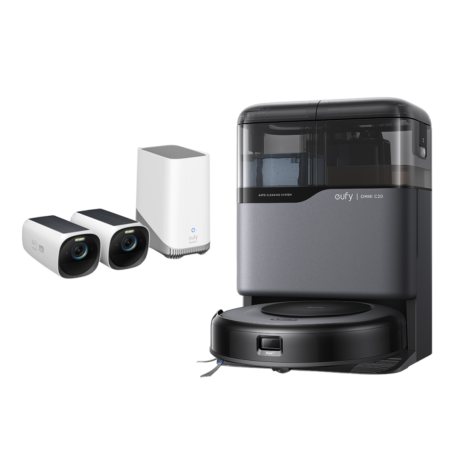 eufy-robot-aspirateur-omni-c20-eufycam-s330-eufycam-3-pack-duo image 1