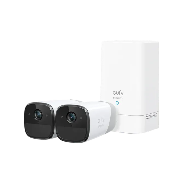 eufy-eufycam-2-pro-2k-kit-2-cam-ras-homebase-2 image 1