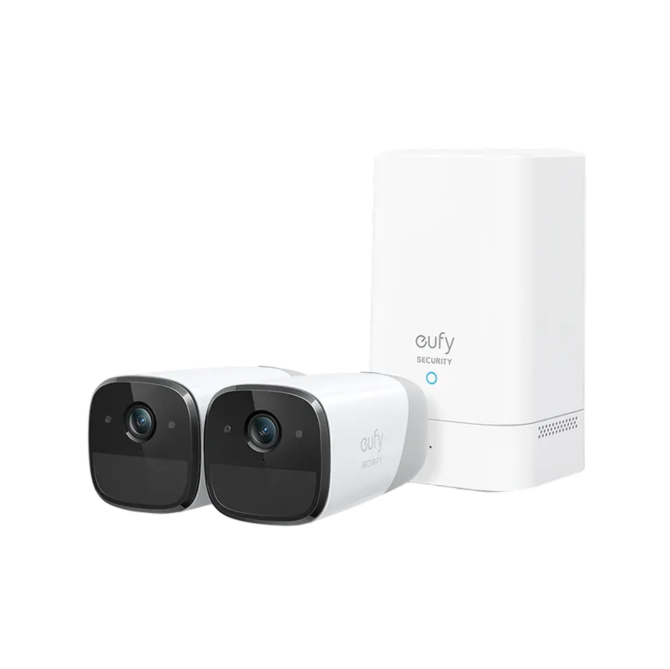eufy-eufycam-2-pro-2k-kit-2-cam-ras-homebase-2 image 1