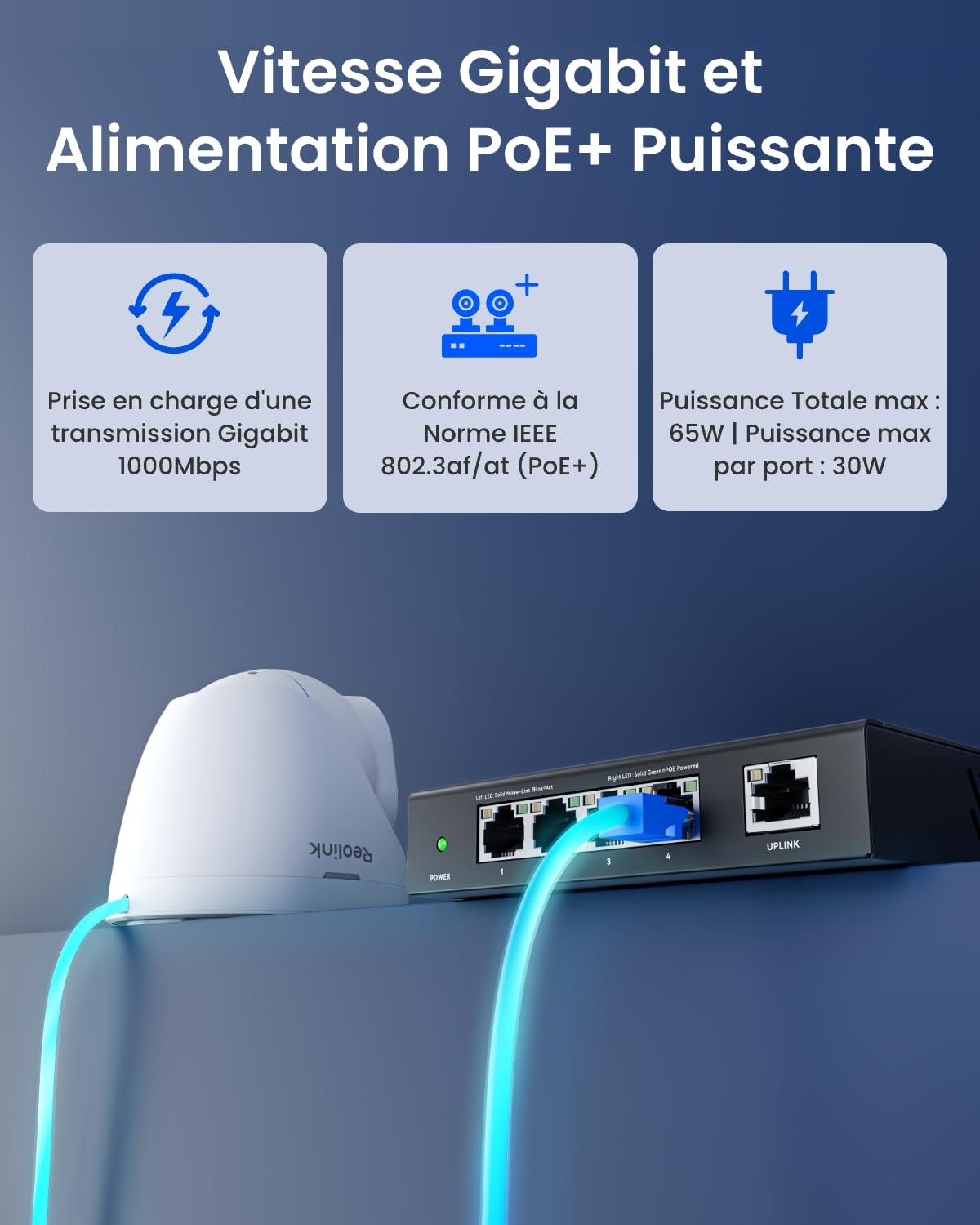 reolink-rla-ps1e-switch-poe-gigabit-4-1-ports-30-w-par-port-alimentation-65-w-ie image 2