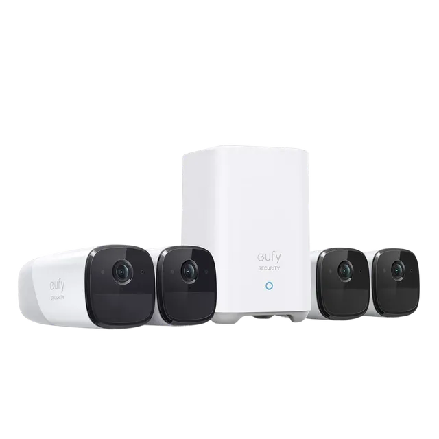 eufy-eufycam-2-pro-kit-4-cam-ras-2k-station-365-jours-d-autonomie image 1