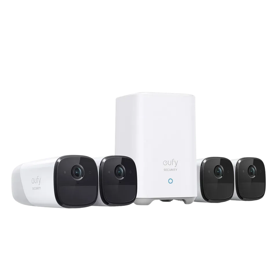 eufy-eufycam-2-pro-kit-4-cam-ras-2k-station-365-jours-d-autonomie image 1