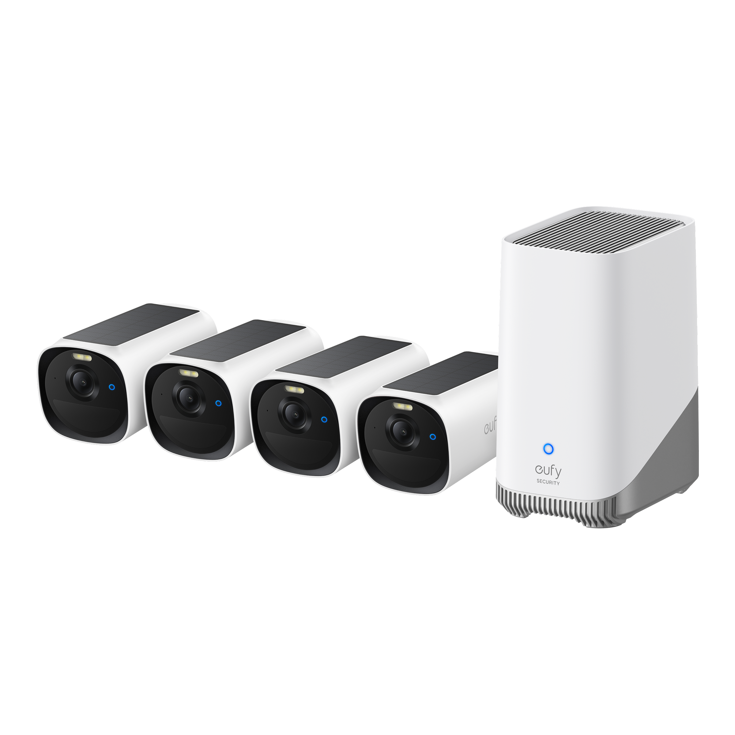 eufy-eufycam-e40-kit-4-cam-ras-homebase-s380-2k-qhd-vision-couleur-nuit image 1
