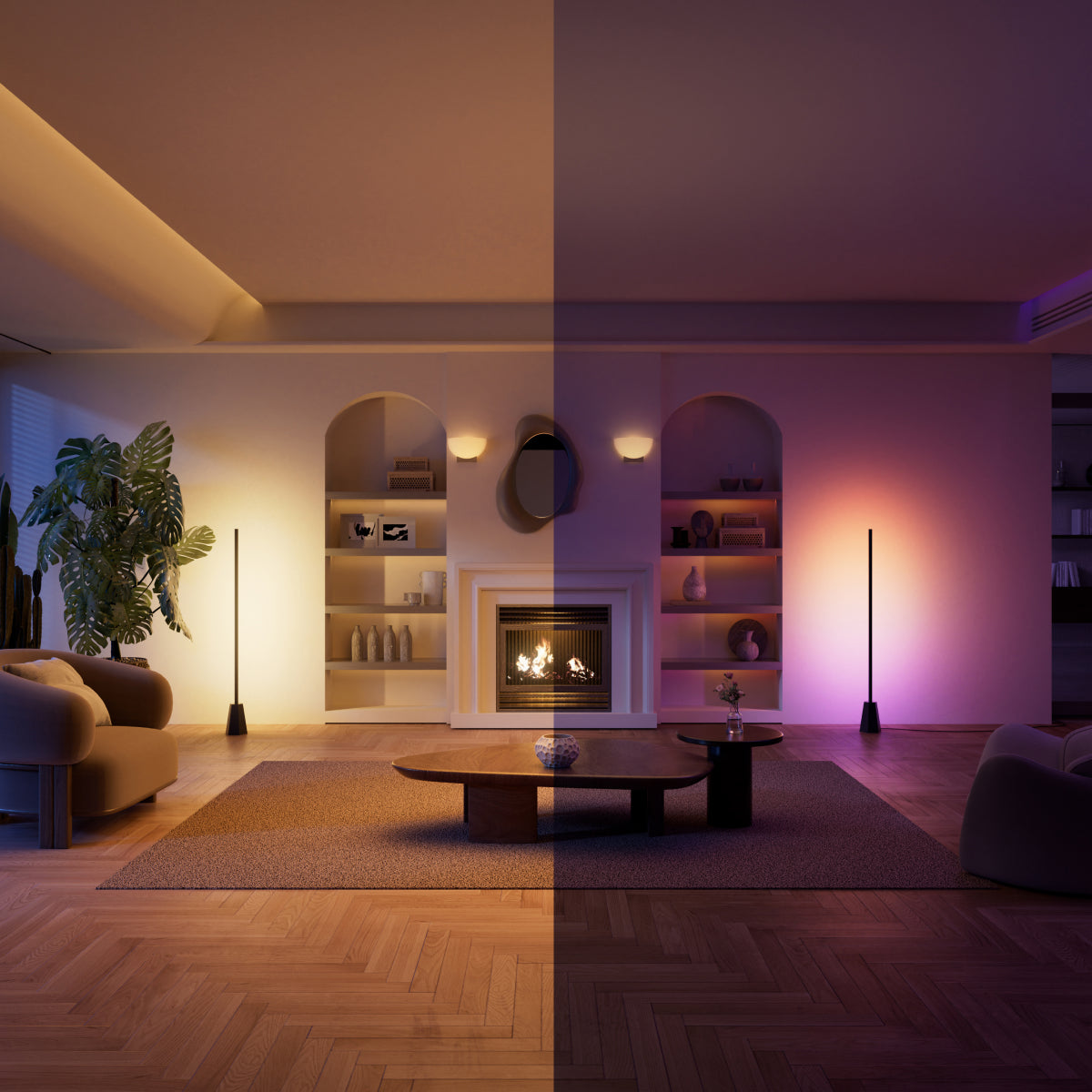 eufy-indoor-floor-lamp-e10-lampadaire-connect-rgbww-1700-lumens image 2