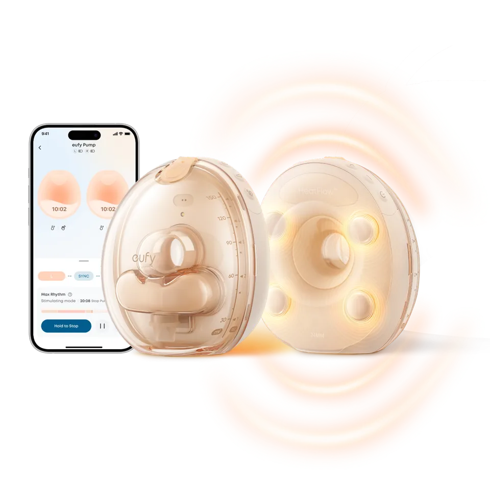 eufy-tire-lait-portable-s2-avec-vibrapump-et-heatflow-2-0 image 1