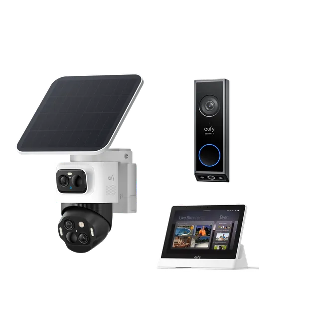 eufy-eufycam-s4-cran-smart-display-e10-sonnette-video-doorbell-e340-pack image 1