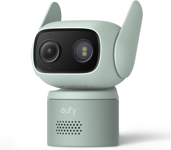 eufy-security-cam-c31-verte-cam-ra-int-rieure-ext-rieure-360-ip66 image 1