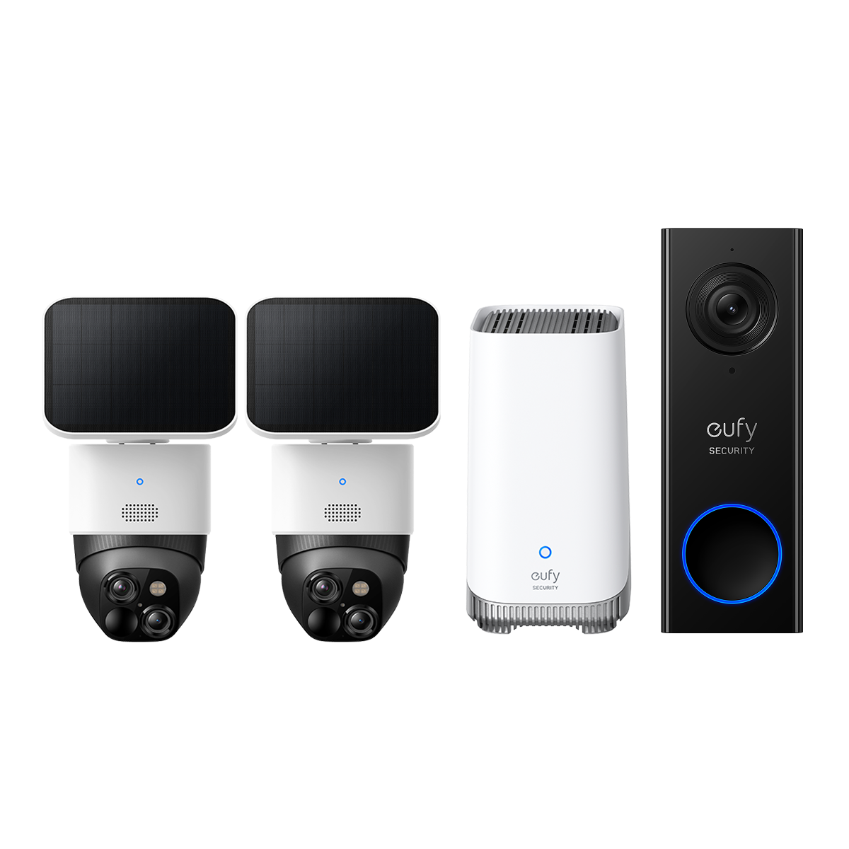 eufy-pack-2x-solocam-s340-homebase-s380-sonnette-vid-o-c30 image 1