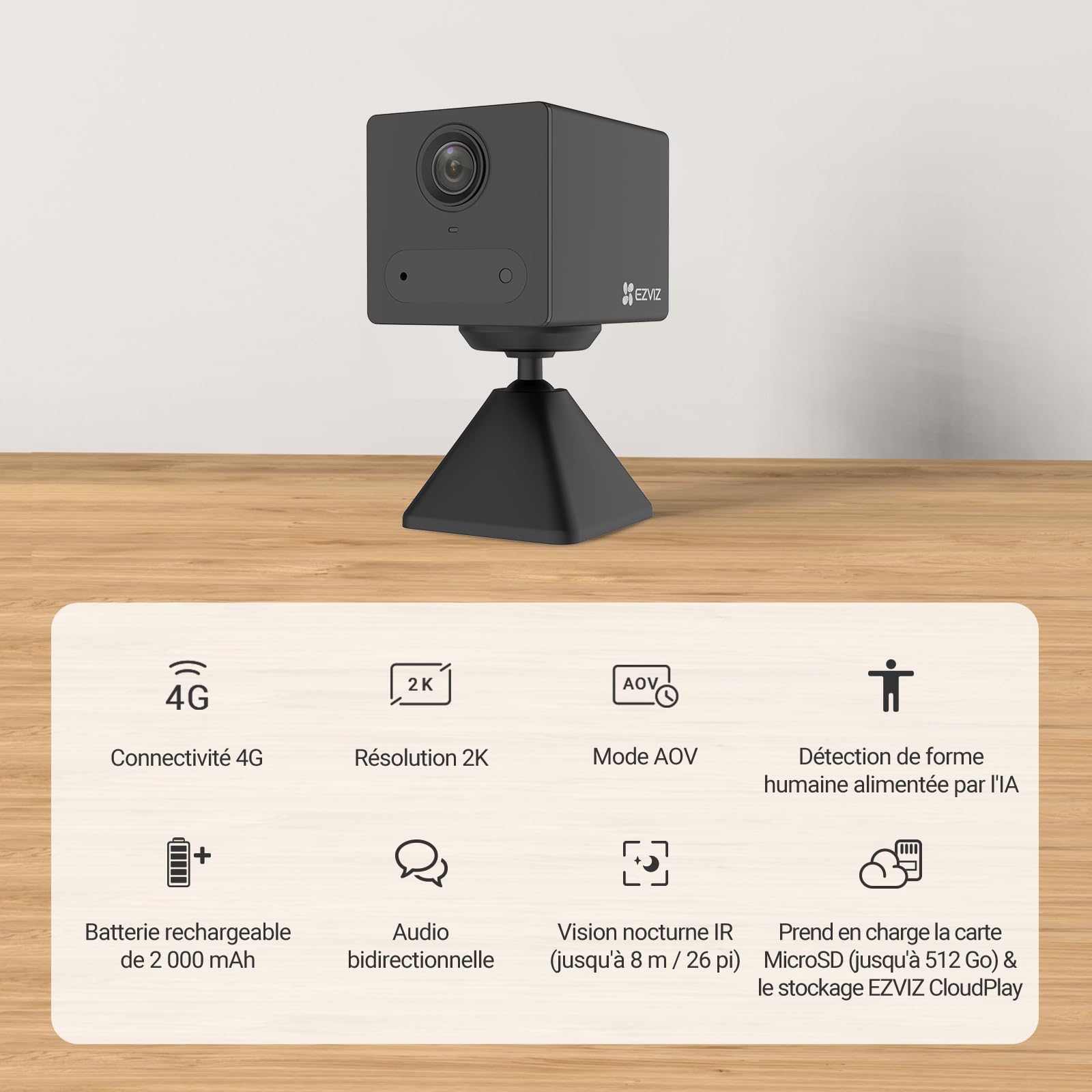 ezviz-cb2-cam-ra-de-surveillance-4g-int-rieure-sans-fil-2k-sur-batterie-avec-mod image 2