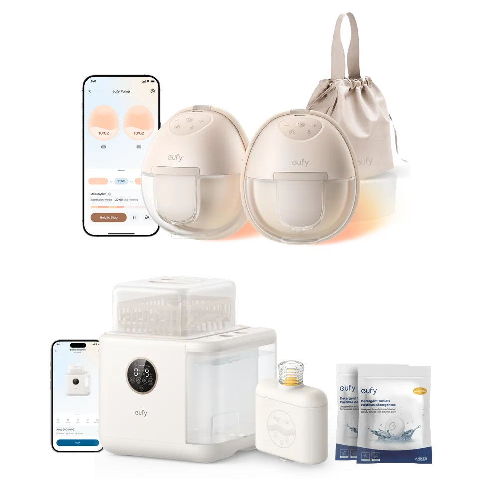 eufy-tire-lait-portable-s1-lave-biberons-s1-pro image 1