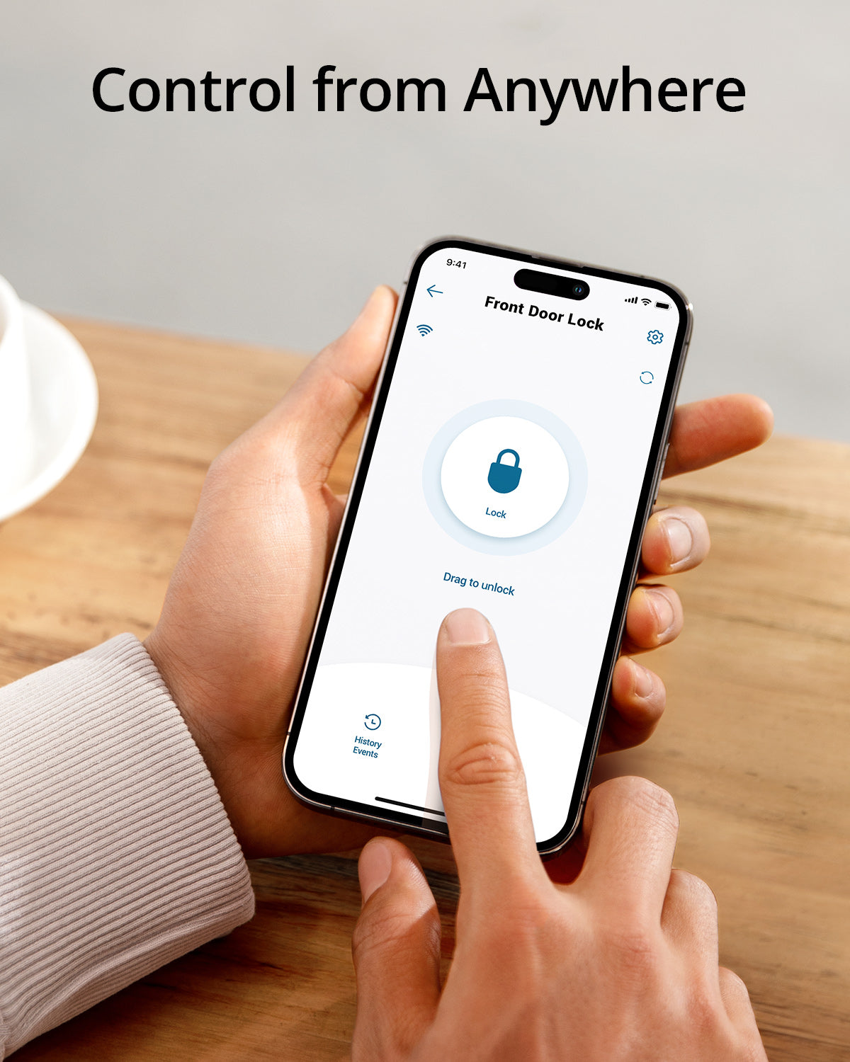 eufy-smart-lock-c210-serrure-connect-e-wi-fi-5-en-1-avec-clavier-tactile image 2