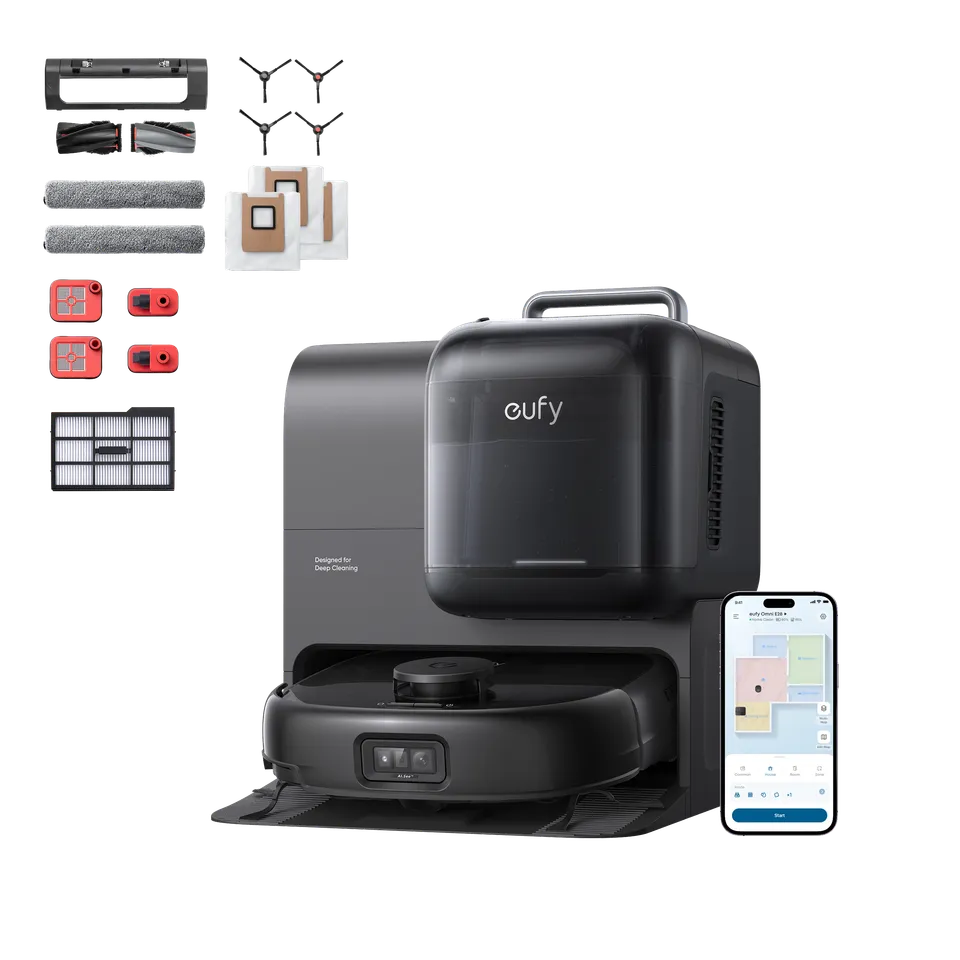 eufy-robot-vacuum-omni-e28-3-en-1-kit-accessoires-complet image 1