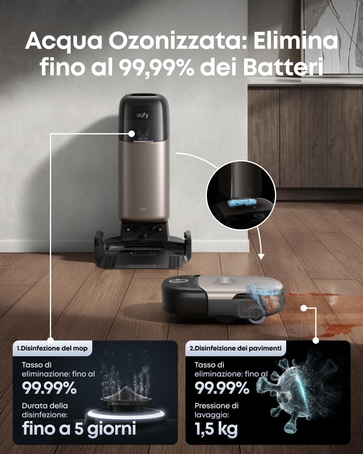 eufy-hydrojet-s2-set-deluxe-robot-aspirateur-laveur-30-000-pa image 2