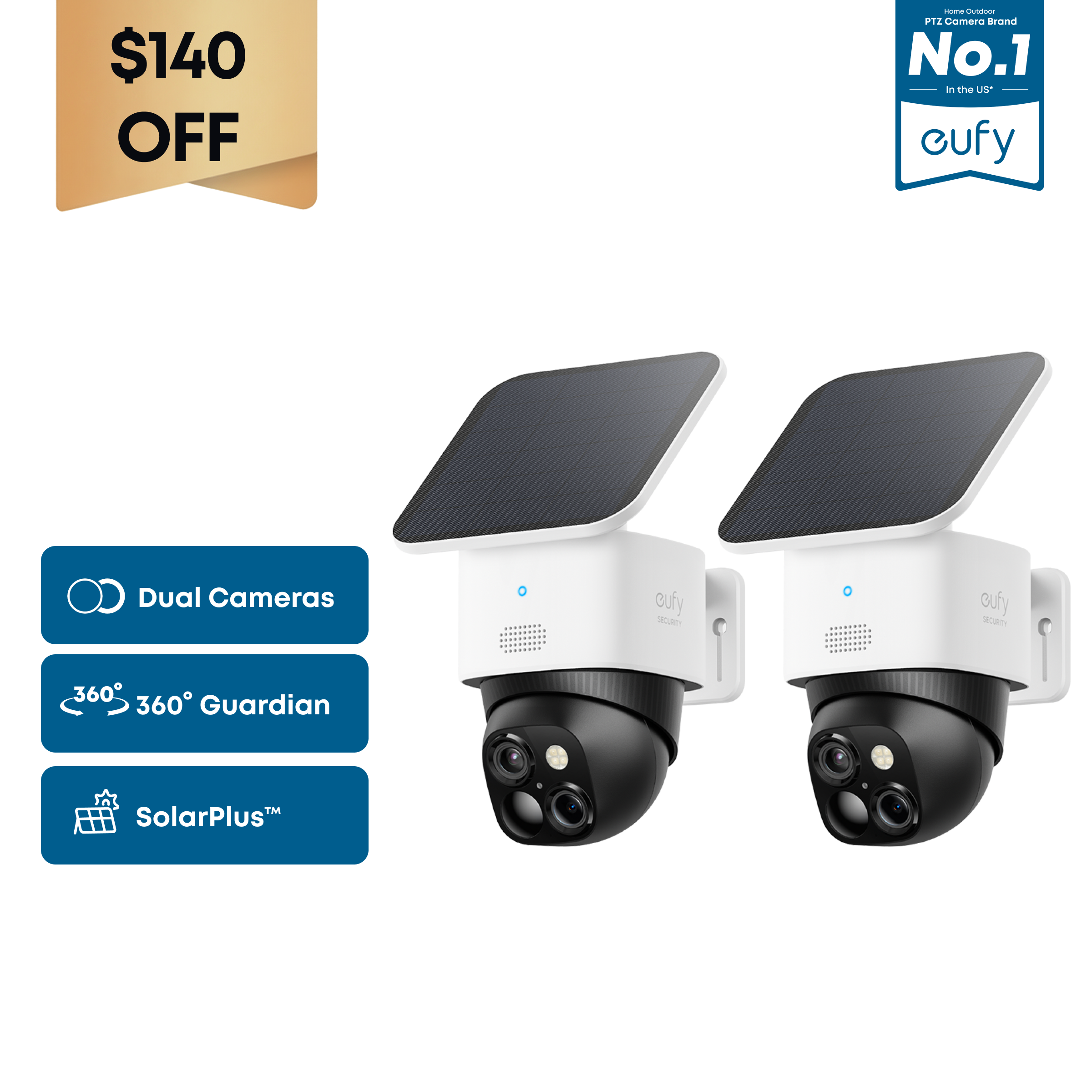 eufy-solocam-s340-lot-de-2-cam-ra-solaire-sans-fil-3k-zoom-8x-360 image 1