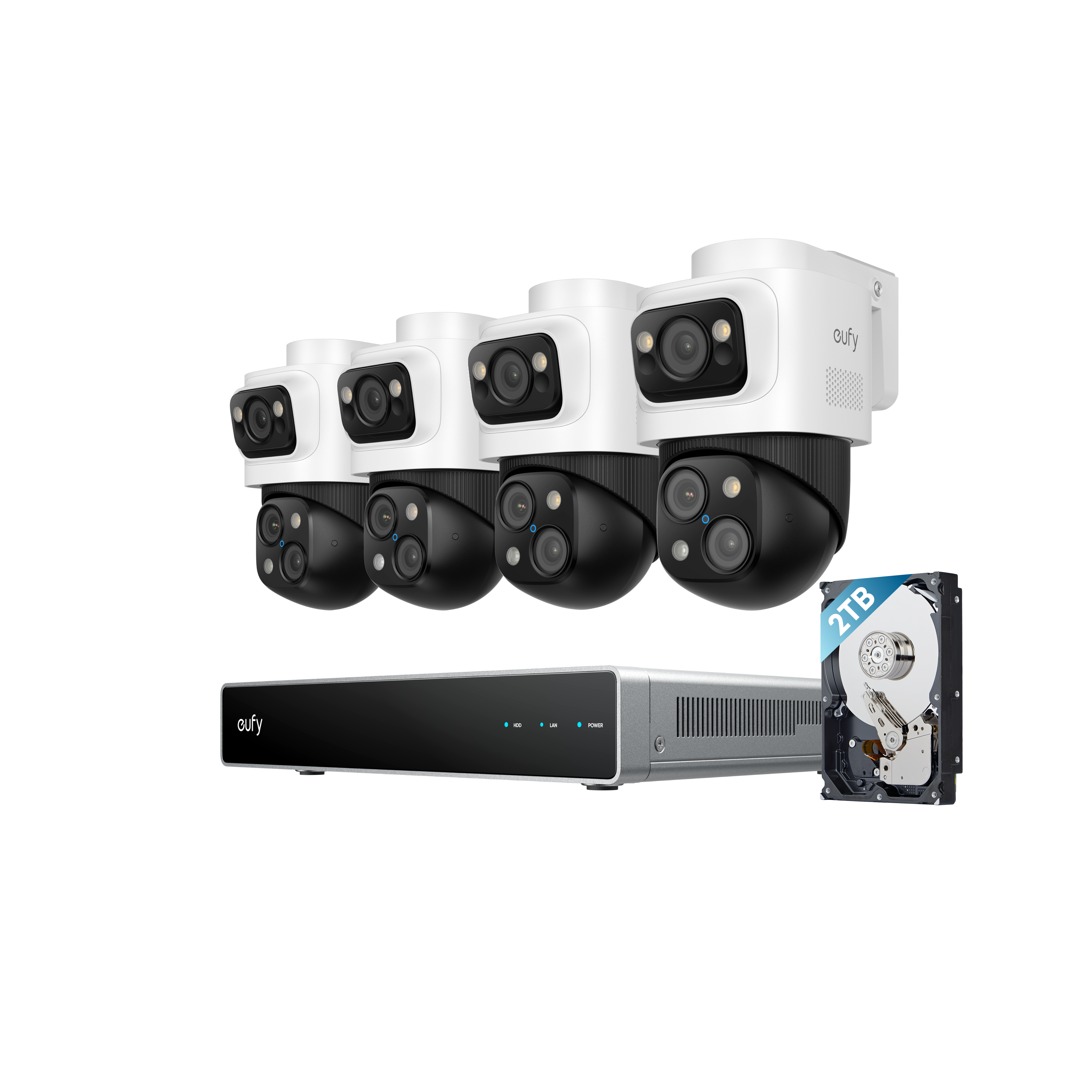 eufy-nvr-security-system-s4-max-cam-ra-bullet-ptz-triple-objectif-4k image 1