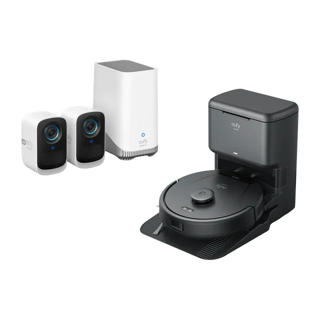 eufy-eufycam-s300-eufycam-3c-eufy-clean-l60-avec-station-auto-vidange image 1