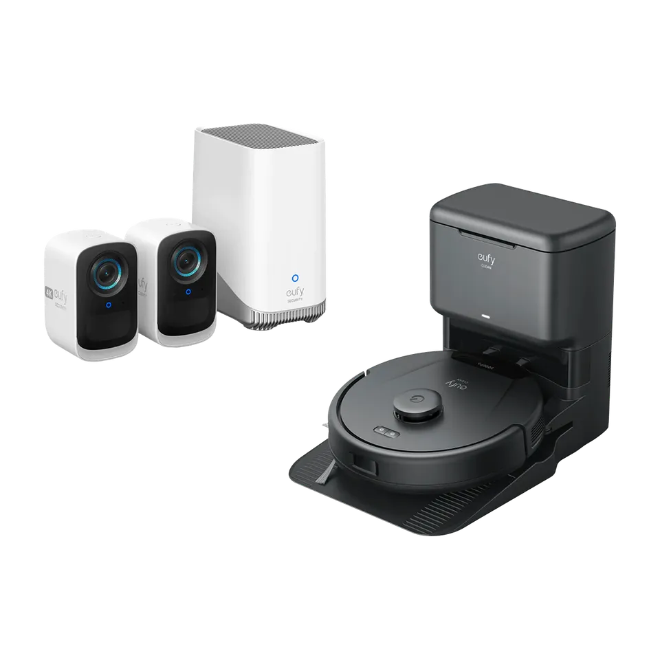 eufy-eufycam-s300-eufycam-3c-eufy-clean-l60-avec-station-auto-vidange image 1