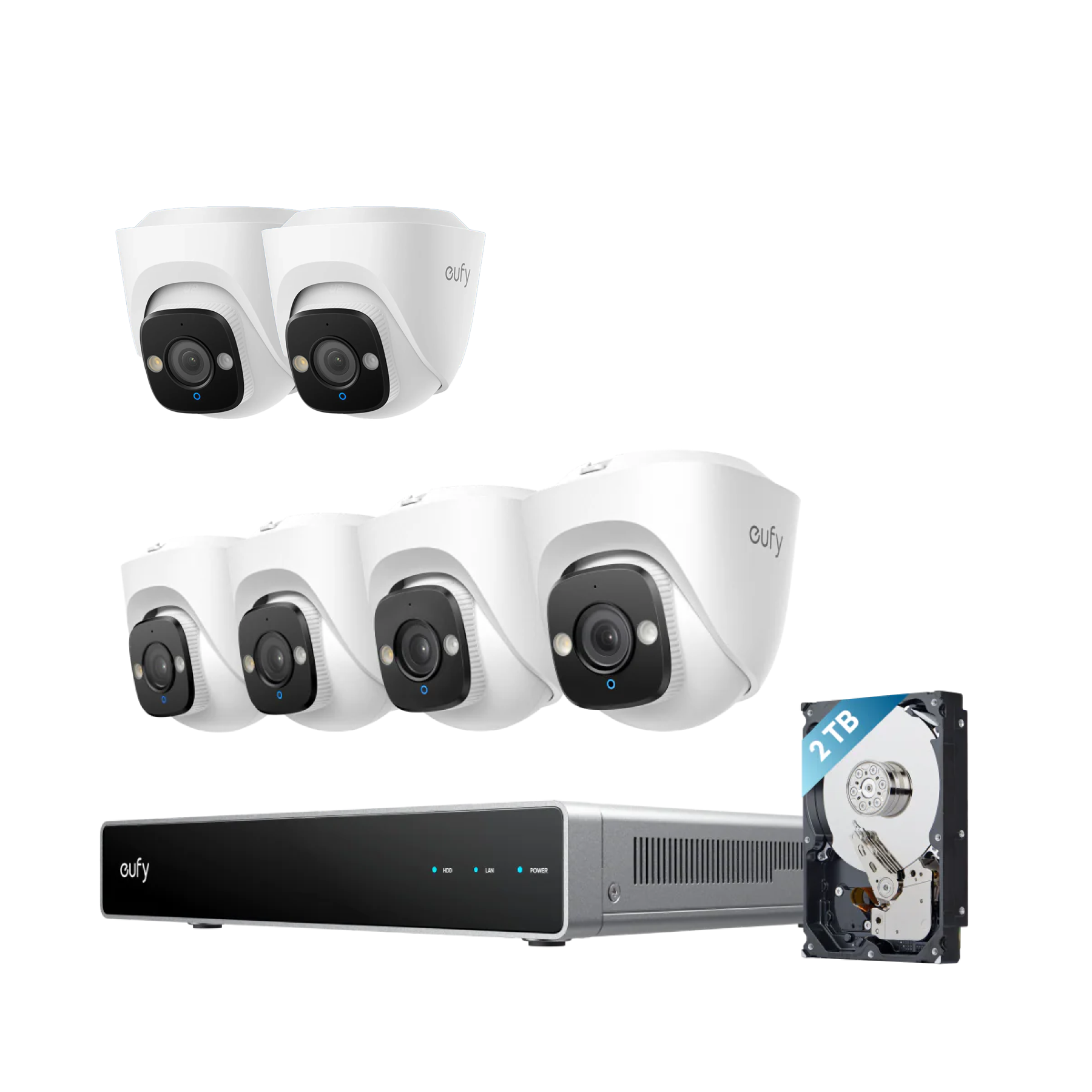 eufy-kit-de-6-syst-me-de-vid-osurveillance-nvr-poe-e41-4k-uhd image 1