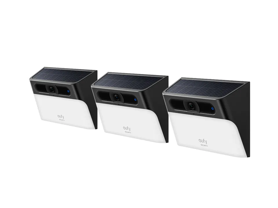 eufy-solar-wall-light-cam-s120-lot-de-3-cam-ras-clairage-solaire image 1