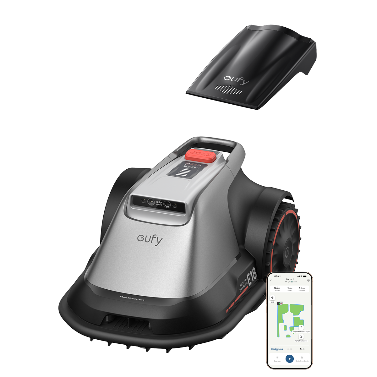 eufy-robot-tondeuse-e18-sans-fil-truevision image 1