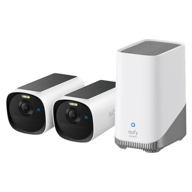 eufy-eufycam-e40-kit-2-cam-ras-avec-homebase-s380-2k-qhd-maxcolor-vision-aliment image 1