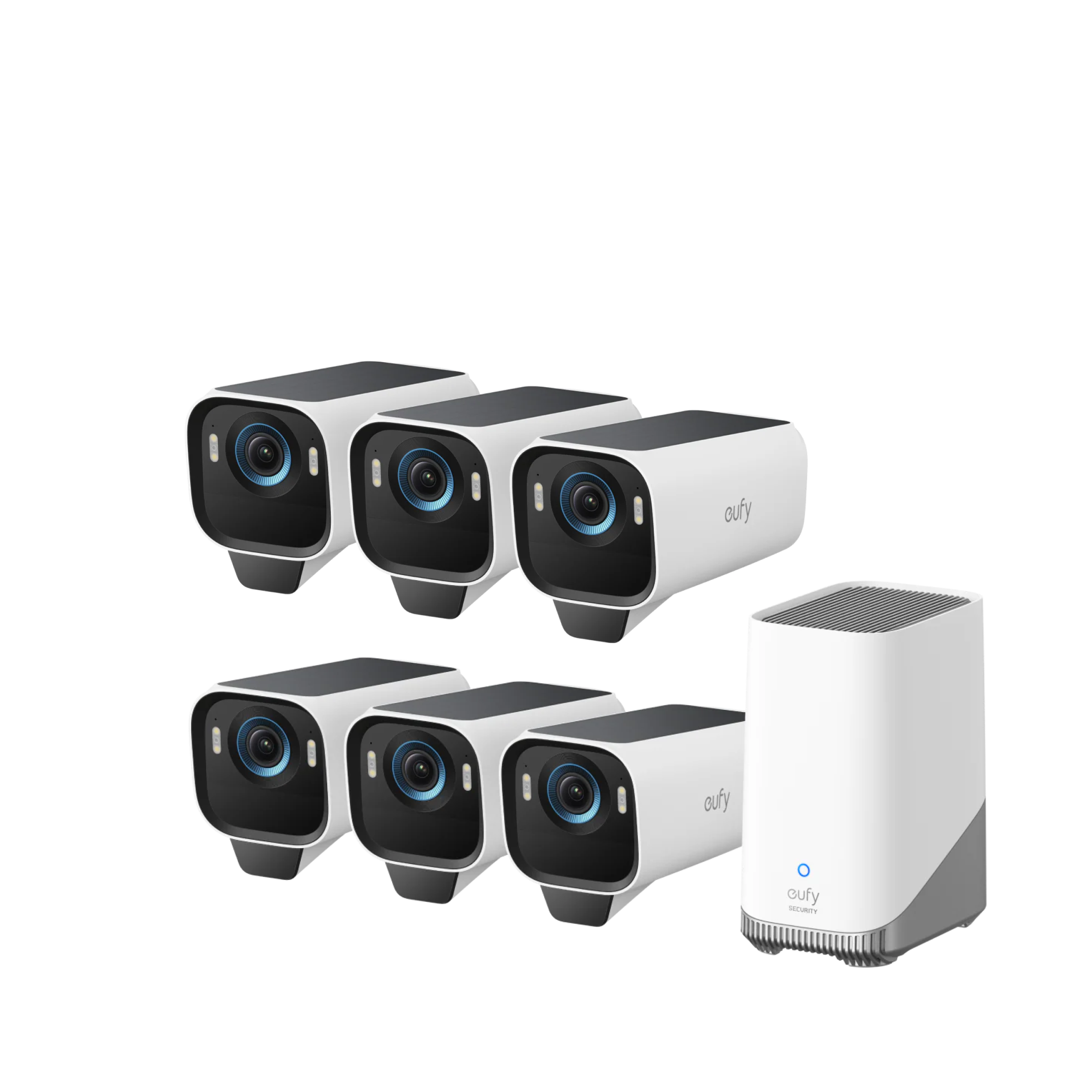 eufy-eufycam-s3-pro-kit-6-cam-ras-4k-solaire image 1