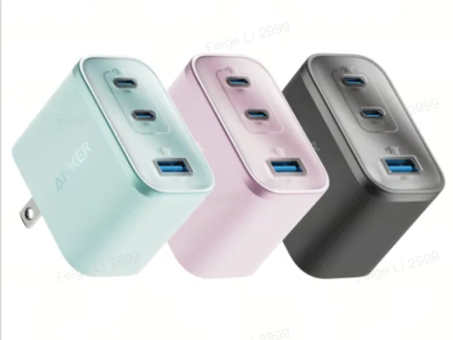 eufy-chargeur-usb-c-70-w-blanc-3-ports-piq-3-0-pd image 1