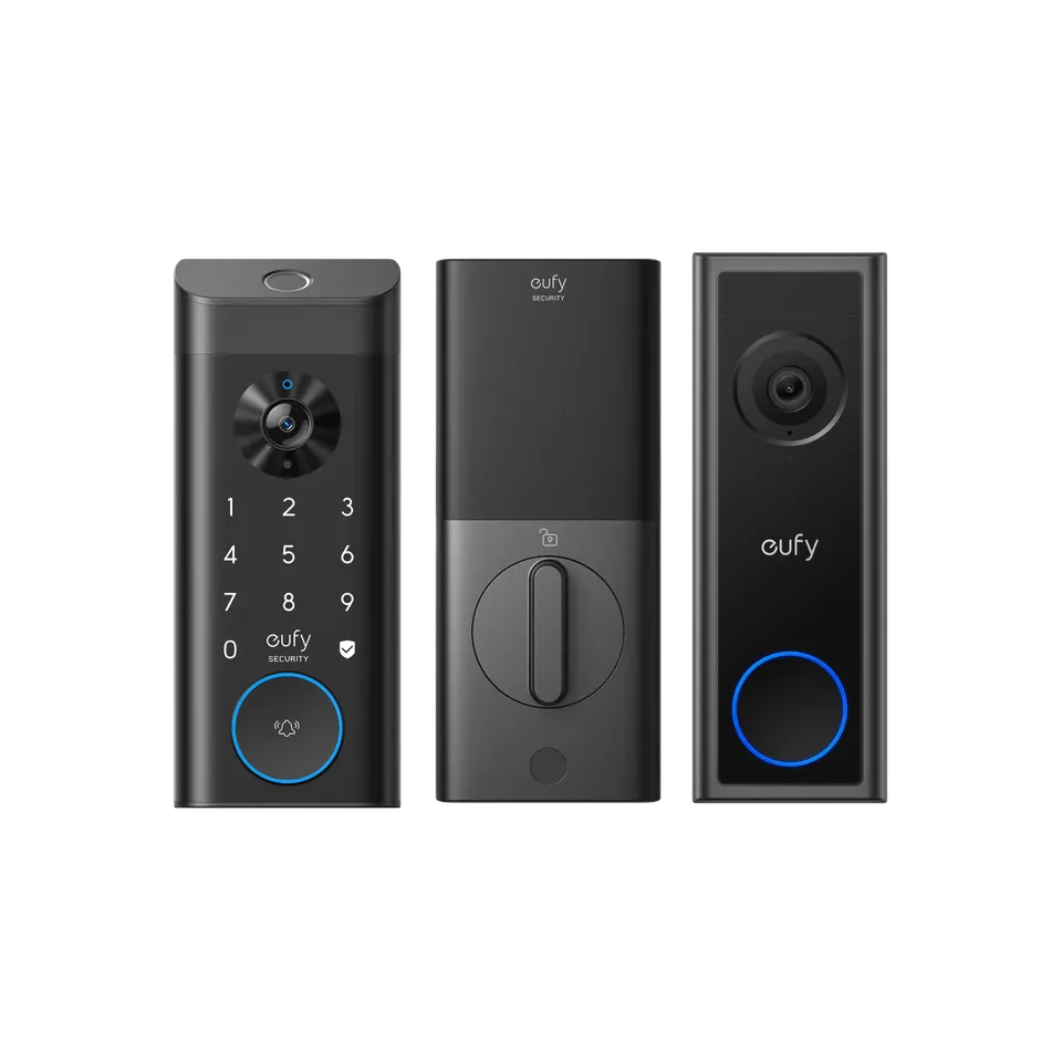 eufy-video-smart-lock-e330-sonnette-video-doorbell-c30-pack-2k image 1