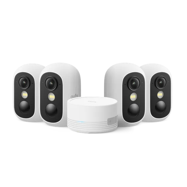 eufy-eufycam-c35-kit-4-cam-ras-homebase-mini image 1
