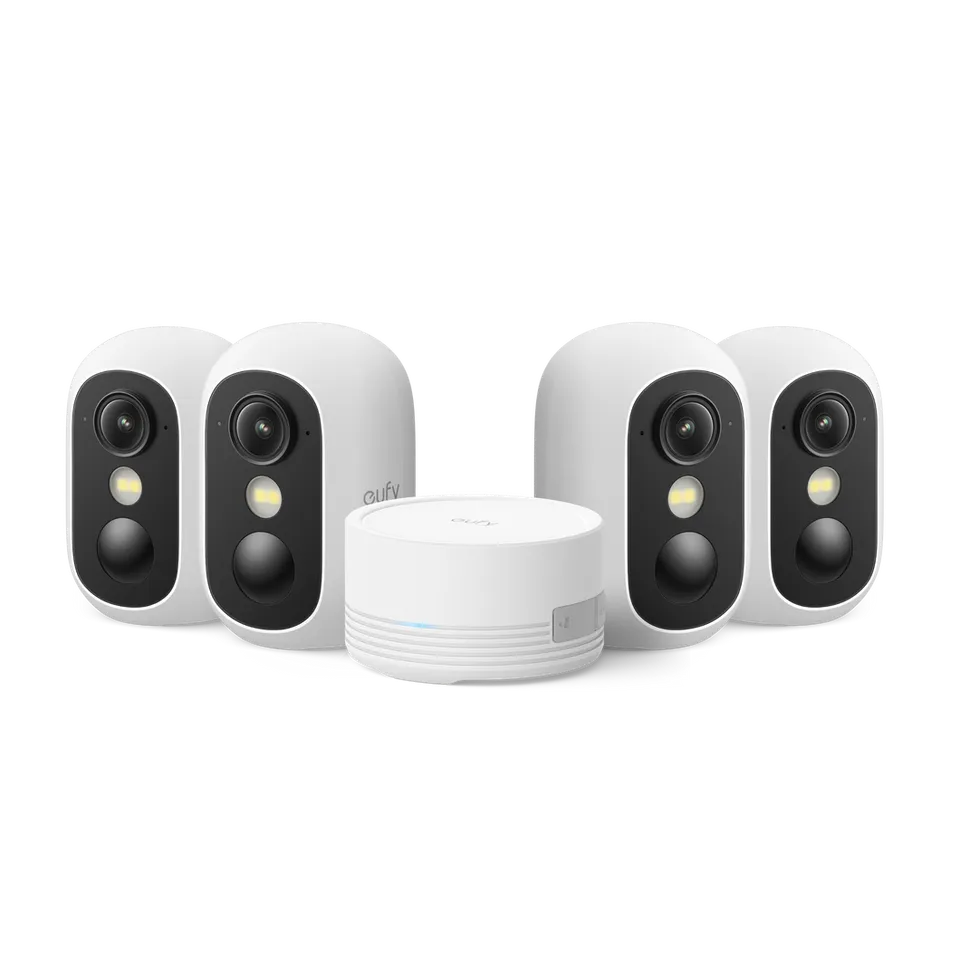 eufy-eufycam-c35-kit-4-cam-ras-homebase-mini image 1