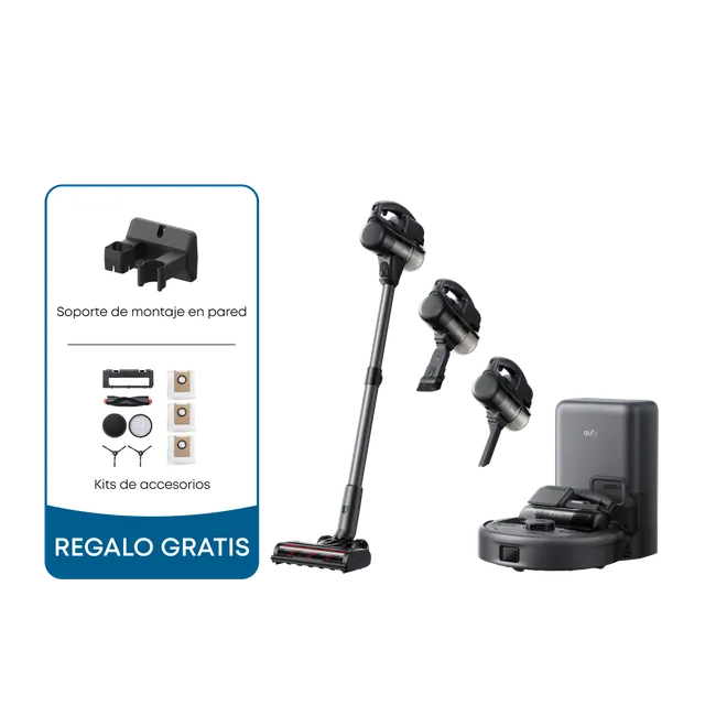 eufy-robot-aspirateur-3-en-1-e20-avec-support-mural-et-kit-d-accessoires-30-000- image 1