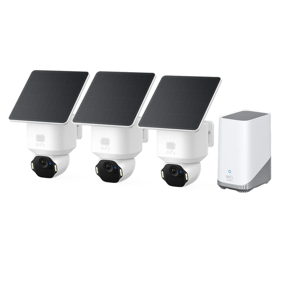 eufy-solocam-e42-kit-3-cam-ras-4k-homebase-s380 image 1