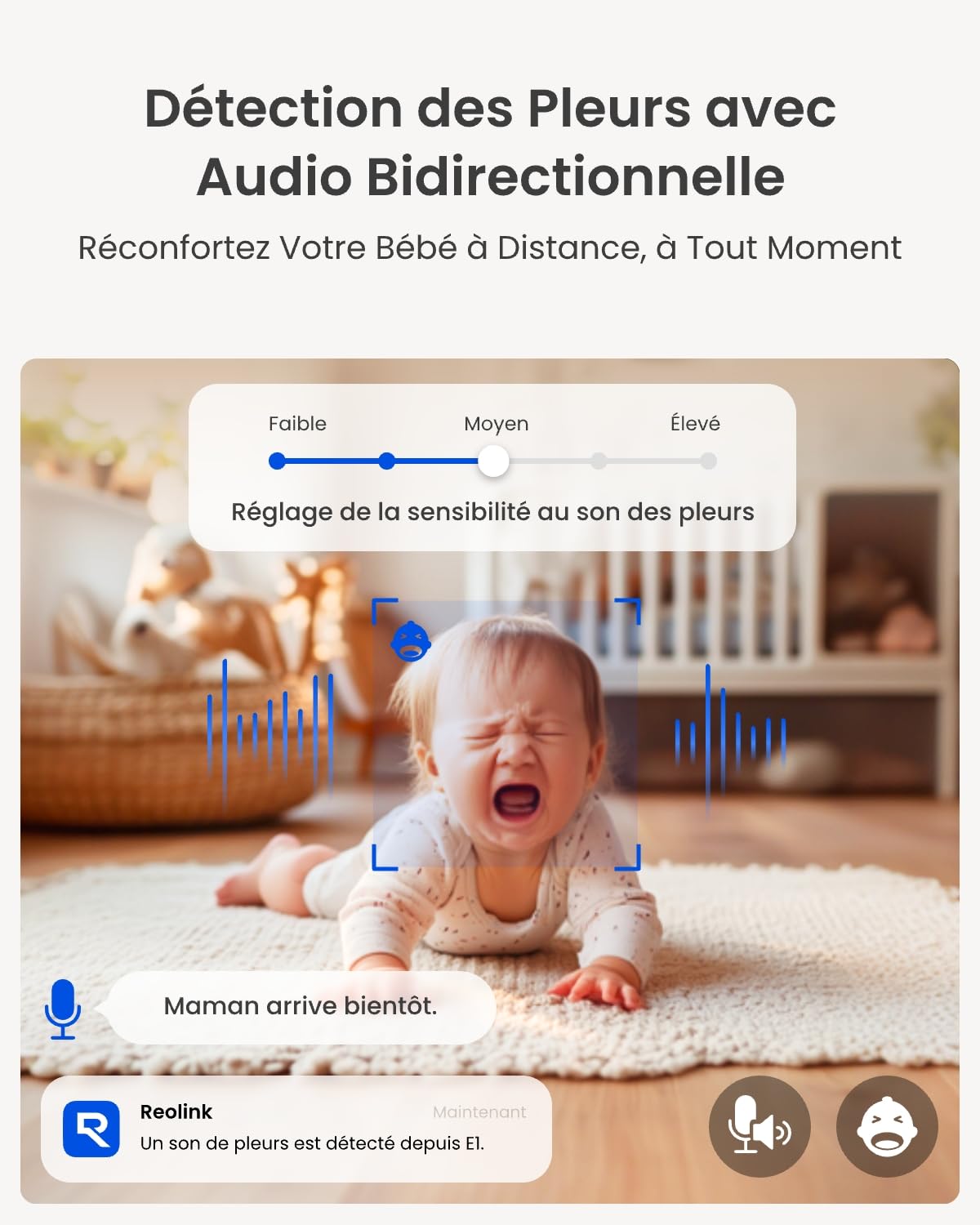 reolink-e1-cam-ra-surveillance-int-rieure-wifi-4mp-360-pan-tilt-audio-bidirectio image 4