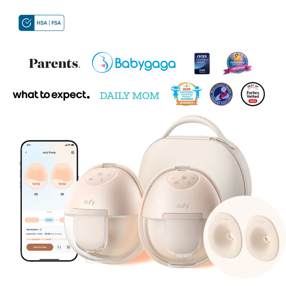 eufy-s1-pro-24mm-flange-set-2-pack-for-s1-pro-original-wearable-breast-pumps image 1